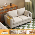 Small apartment convertible sofa bed with storage, suitable for living rooms, offices, bedrooms, apartments, rentals, and rental properties. simple fabric sofa