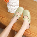 Women's slippers baotou half slippers slippers summer k-style lazy one-leg fashion outwear flats sandals new arrival
