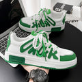 Spring & fall men's shoes 2025new arrivaltrendyeasiest for match hong kong style casual flat shoes youth heightening sports white trendy shoes