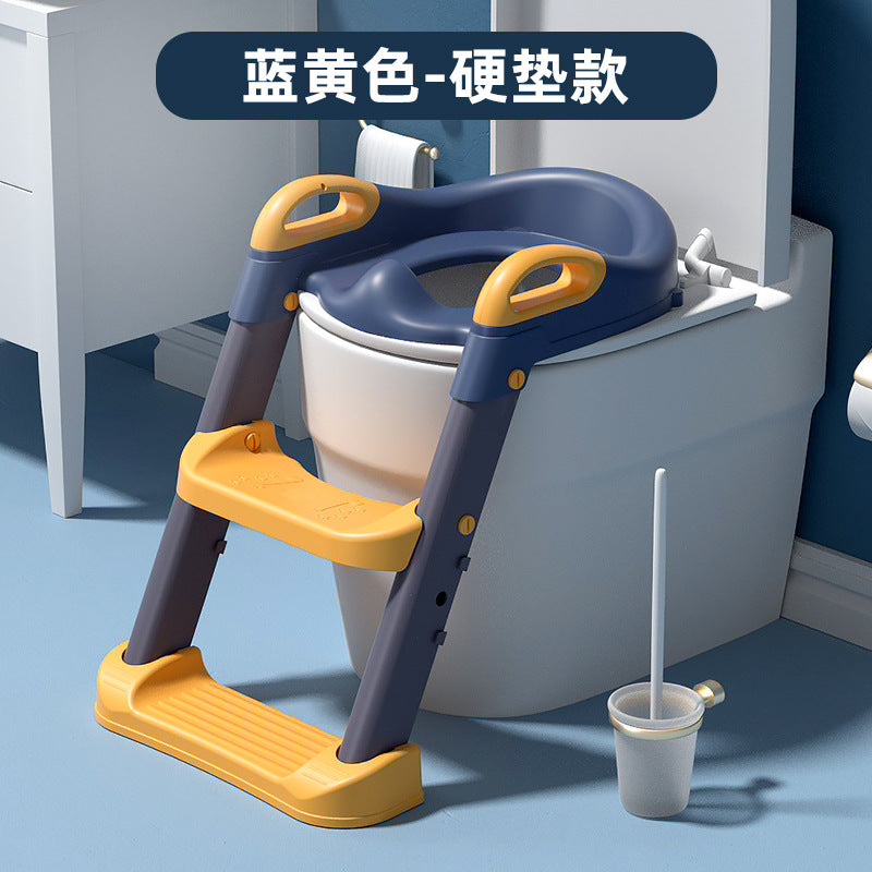 Kids toilet step-type foldable toilet infant toilet boy girl stair-type foot urine pain urinal
