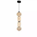 Accessible luxury postmodern house height living room lamp duplex staircase full copper marble dining room chandelier casual bedroom lighting fixture
