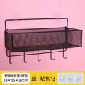 Reinforced large black + hook * 1 piece