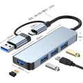 Factory direct sales type c hub seven-port eight-in-one laptop tablet usb expansion hub splitter