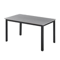 Black frame - matte armani gray straight edge