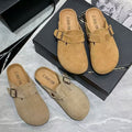 2025 new cute cartoon soft sole versatile closed-toe slippers women's fairy style outdoor wear cloud-like comfort sandals wholesale