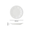 Minimalist white dinnerware restaurant hotel unique creative high-value plating dessert pastry western food plate steak plate
