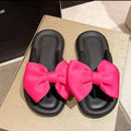 Women's soft sole slides - "cloud-like" comfort, perfect for summer 2025! cute bow detail, sweet beach flip-flops