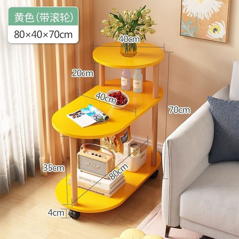 Sofa side table, small coffee table, mini tea table, side cabinet, living room square table, bedside table, corner table, side table, side cabinet