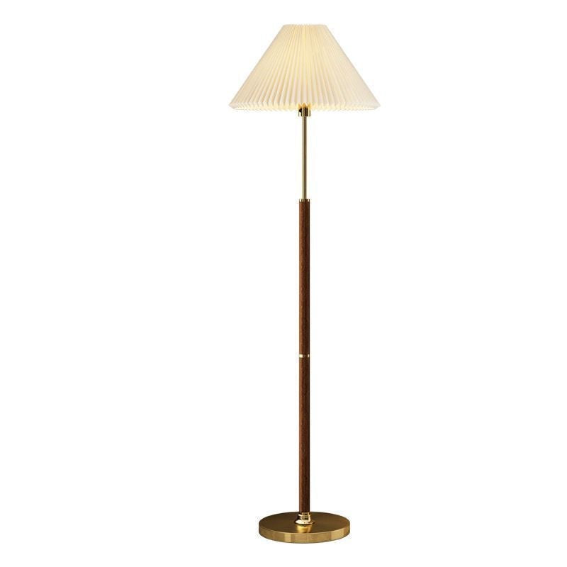 【premium selection】pleated decor floor lamp - minimalist chic for living room, sofa, study, or bedside - modern & stylish