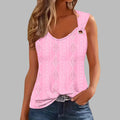 cross-border fashion sexy minimalist women's v-neck sleeveless solid color sweet tank top