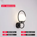 Wall lamp accessible luxury bedroom bedside lamp modern casual starry sky scandinavian style stylish golden round entrance wall lamp