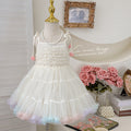 Girls' dress -  summer fashionable tutu dress - little girl's princess dress - puffy children's sundress
