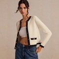 new european and american style fashionable women's knitted sweater - chic chanel-inspired design