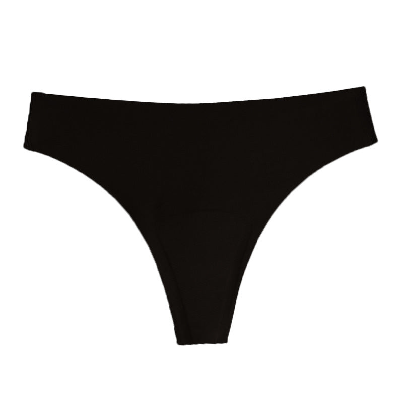 ice silk seamless anti-embarrassment underwear sports yoga special cotton pad invisible y-line women's underwear