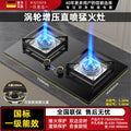 German genuine direct injection supercharged fire stove, double burner, new arrival energy-gathering natural gas gas stove, for home energy saving