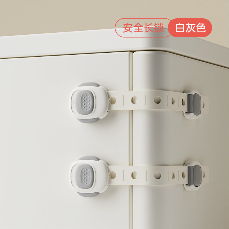 Child safety lock to prevent baby from opening door, drawer, anti-locking buckle, kidssecurity lock, refrigerator lock, baby anti-pinch lock
