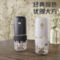 Electric coffee grinder - italian espresso & pour-over bean mill - adjustable grind size - rechargeable & portable - compact home coffee grinder