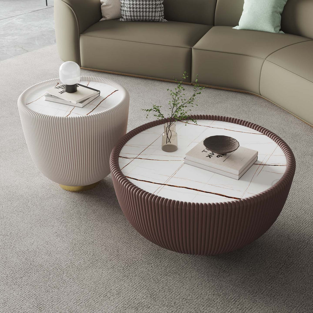 Designer slate coffee table popular small coffee table for home living room accessible luxury modern classy sense size combination coffee table
