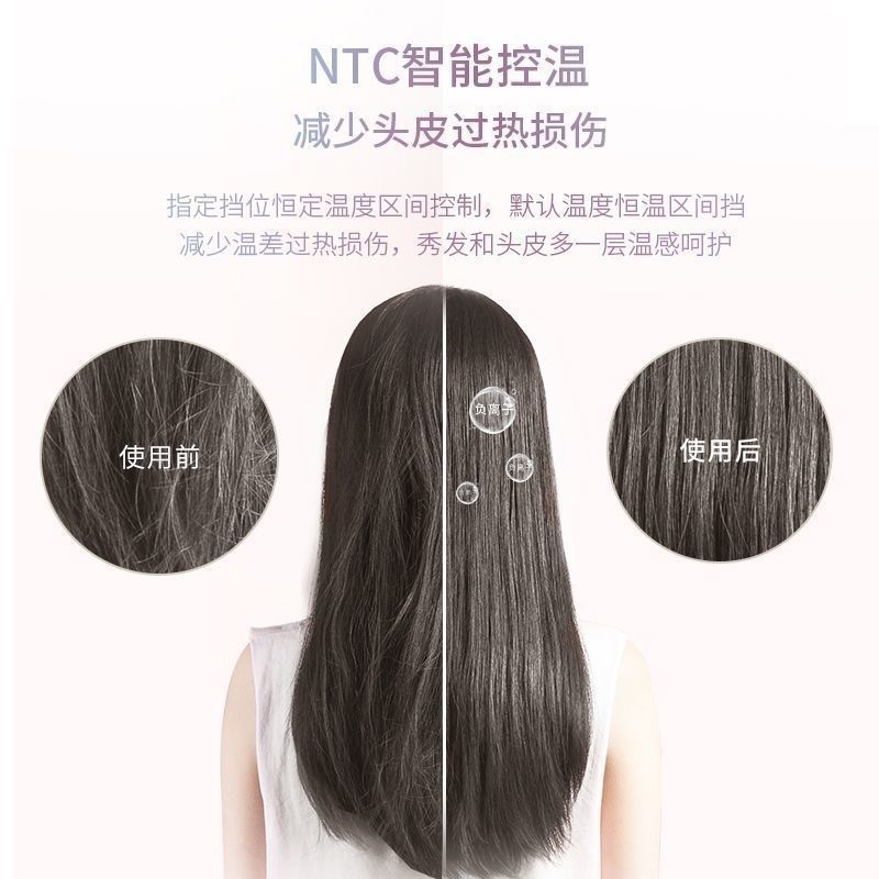 High-speed hair dryer - home use, high power, foldable, blue light negative ion hair care, student dormitory, hot & cold air styler