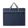Portable document bag storage zipper oxford cloth document bag waterproof gift information bag men's office meeting briefcase