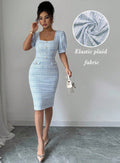 fall/winter new arrivals: european and american style single-breasted french vintage chanel-inspired dress