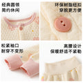 Winter new baby underwear set, thickened infant 1-3 years old kids' pajamas, home wear, pure cotton set