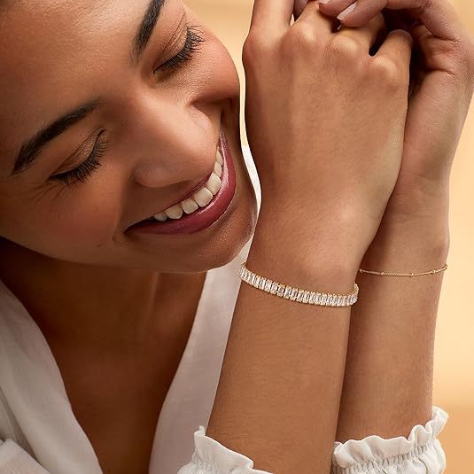 Xizhuo jewelry accessible luxury full diamond accessible luxury 2023 jewelry high carbon diamond bracelet sterling silver plated 18k white golden diamond silver chain
