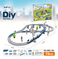 new arrivalassemble electric rail car kids city train train subway parking lot scene toys wholesale