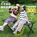 Outdoor foldable egg roll table camping style carbon steel lightweight table picnic equipment supplies table and chair set foldable