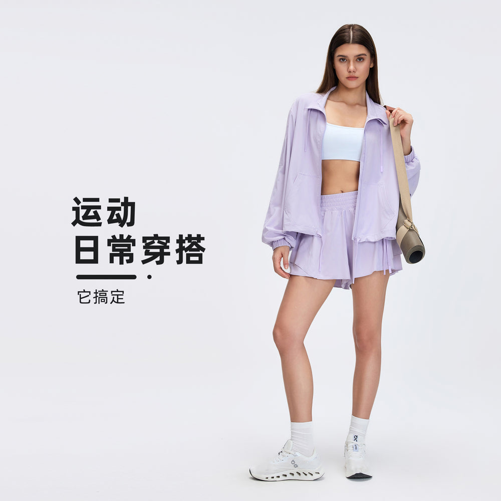 Spring new arrival: women's stand collar activewear top - relaxed fit, versatile long sleeve, perfect for sports and fitness (style d26005)