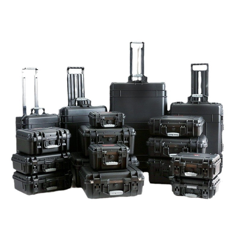 Industrial grade plastic toolbox, thickened engineering materials, storage toolbox, waterproof and anti-drop, lined processing