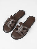new arrivalk-style bohemia sandals women's summerflats breathable outwear one-piece slippers plus size slippers for women