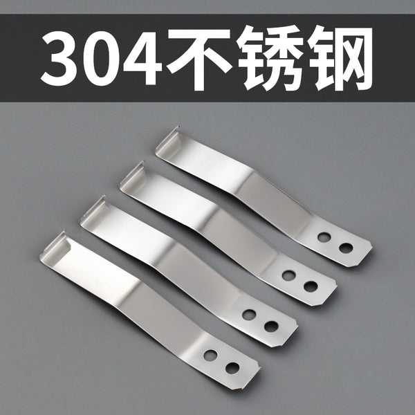 Tile anti-falling L-type stainless steel hook dry hanging parts Interior wall hanging brick fixing accessories K-type hardware buckle wall hanging parts