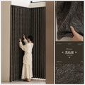 Xiaohongshu style curtains double-sided jacquard chenille 2025 new french black truffle italian living room bedroom sunshade