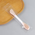 Double-ended silicone mask brush, facial cleansing brush, mud mask mixing and adjusting stick, dual-purpose brush stick, tpr soft rubber head cleansing brush