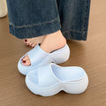 2026 new women's platform slides: eva, non-slip, odor-resistant, cloud-like comfort, summer outdoor fashion, versatile thong sandals