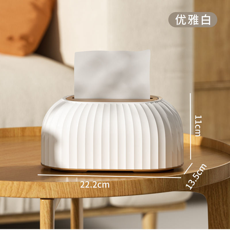 Tissue box desktop automatic adjustable tissue box casual modern tissue box for home living room creative accessible luxury tissue box
