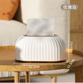 Tissue box desktop automatic adjustable tissue box casual modern tissue box for home living room creative accessible luxury tissue box