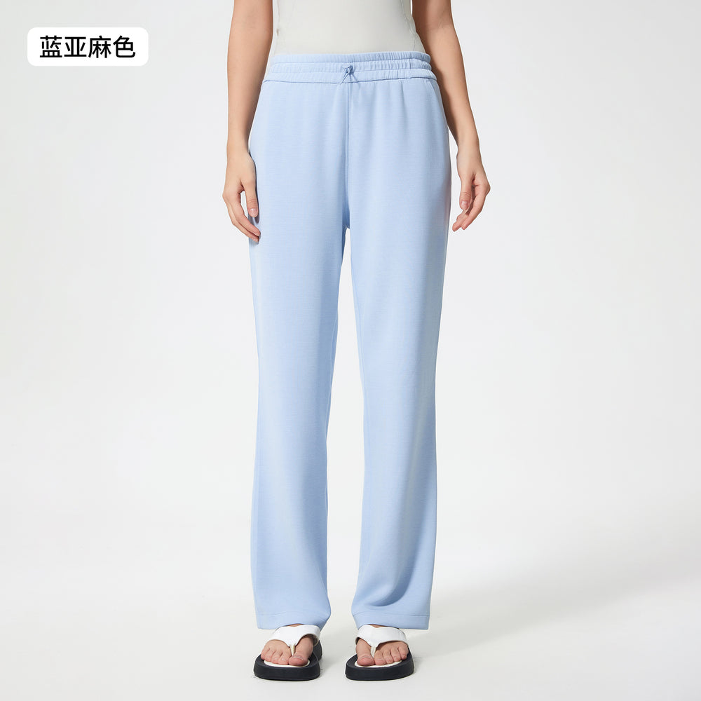 Fall and wintercasualstraight-leg pants air layer running sports pants women's looseslimming lookeasiest for matchloose pantsdaw167