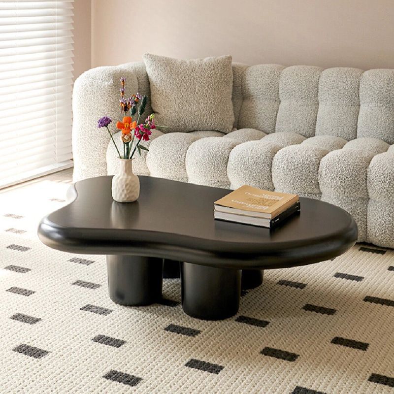 Scandinavian modern casual cloud coffee table living room for home small apartment special-shaped tea table cream style popular tableaccessible luxury