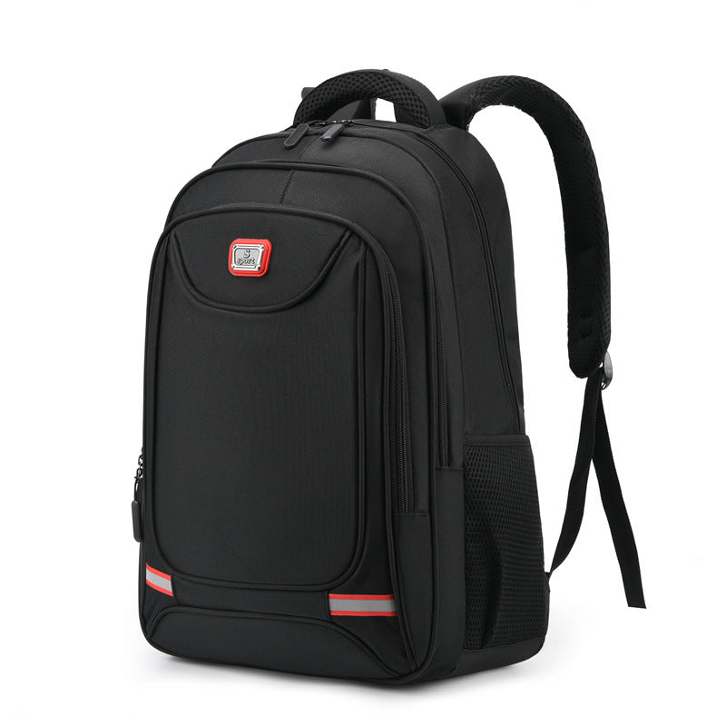Printed logo backpack men's and women's luggage bag large capacity business trip backpack school bag business computer bag arc