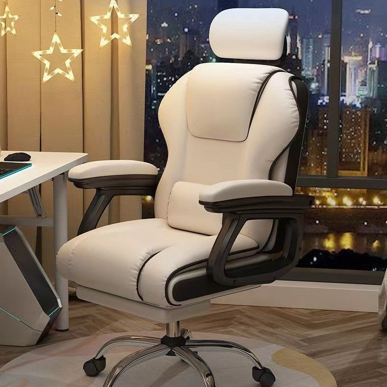 Computer chair, home comfort, long-term sitting office chair, ergonomic reclining dormitory, college student study chair, gaming chair