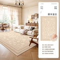 Carpet living room cream style no-wash and wipeable sofa floor mat accessible luxuryclassy easy-care bedroom waterproof bedside blanket