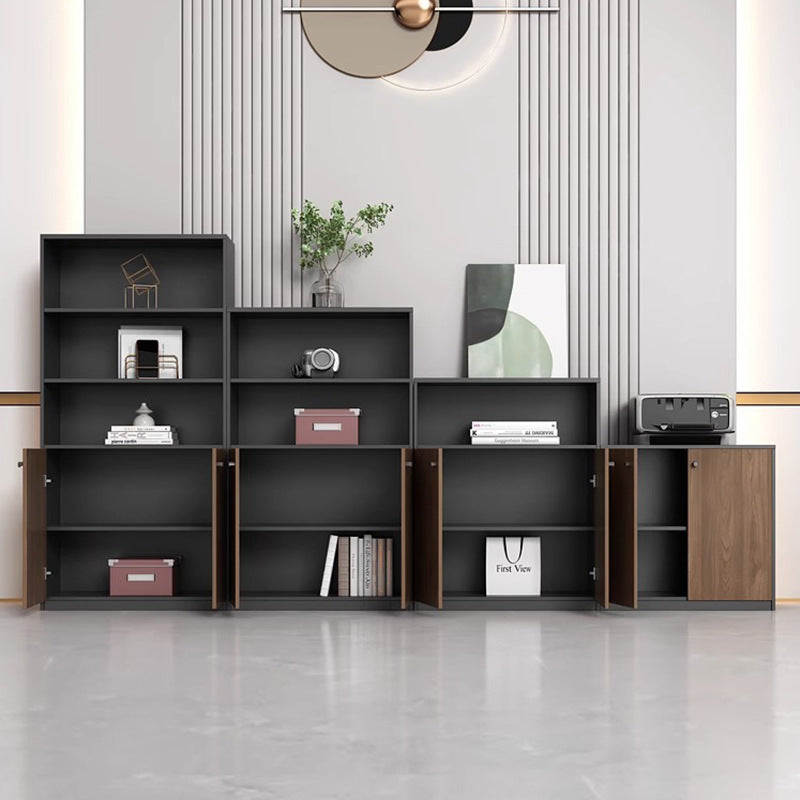 Modern wooden file cabinet office partition low cabinet combination wall-mounted office cabinet with lock storage cabinet office cabinet