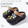 2025 new women's wedge platform clogs - summer outdoor wear, thick sole, two-wear style, chunky heel, non-slip beach sandals & slippers
