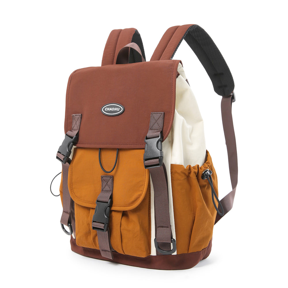 Women's outdoor backpack - 2026 new color block design, versatile sports backpack for hiking, trekking, lightweight, waterproof, small backpack