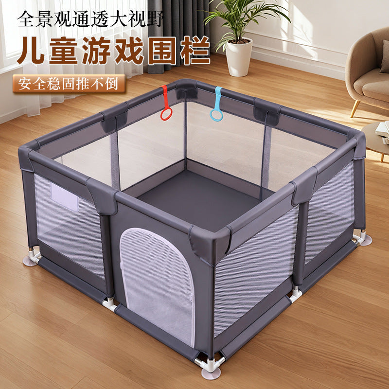 Baby playpen - portable playard for indoor use - safety barrier for crawling and walking - perfect for home and playroom