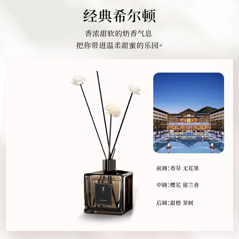 Nordic style flameless reed diffuser - long-lasting fragrance for home, bedroom, bathroom, and air freshening decoration