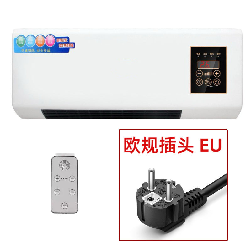 Wall-mounted fan heater electric heater for home wall-mounted desktop small bathroom bathroom heater cross-border in stock