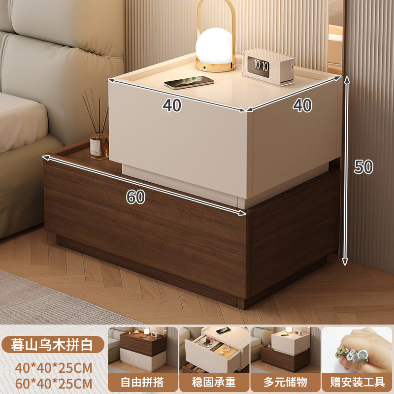 Bedside table for home italian normcore storage storage free combination cabinet popular sofa side table bedroom bedside table